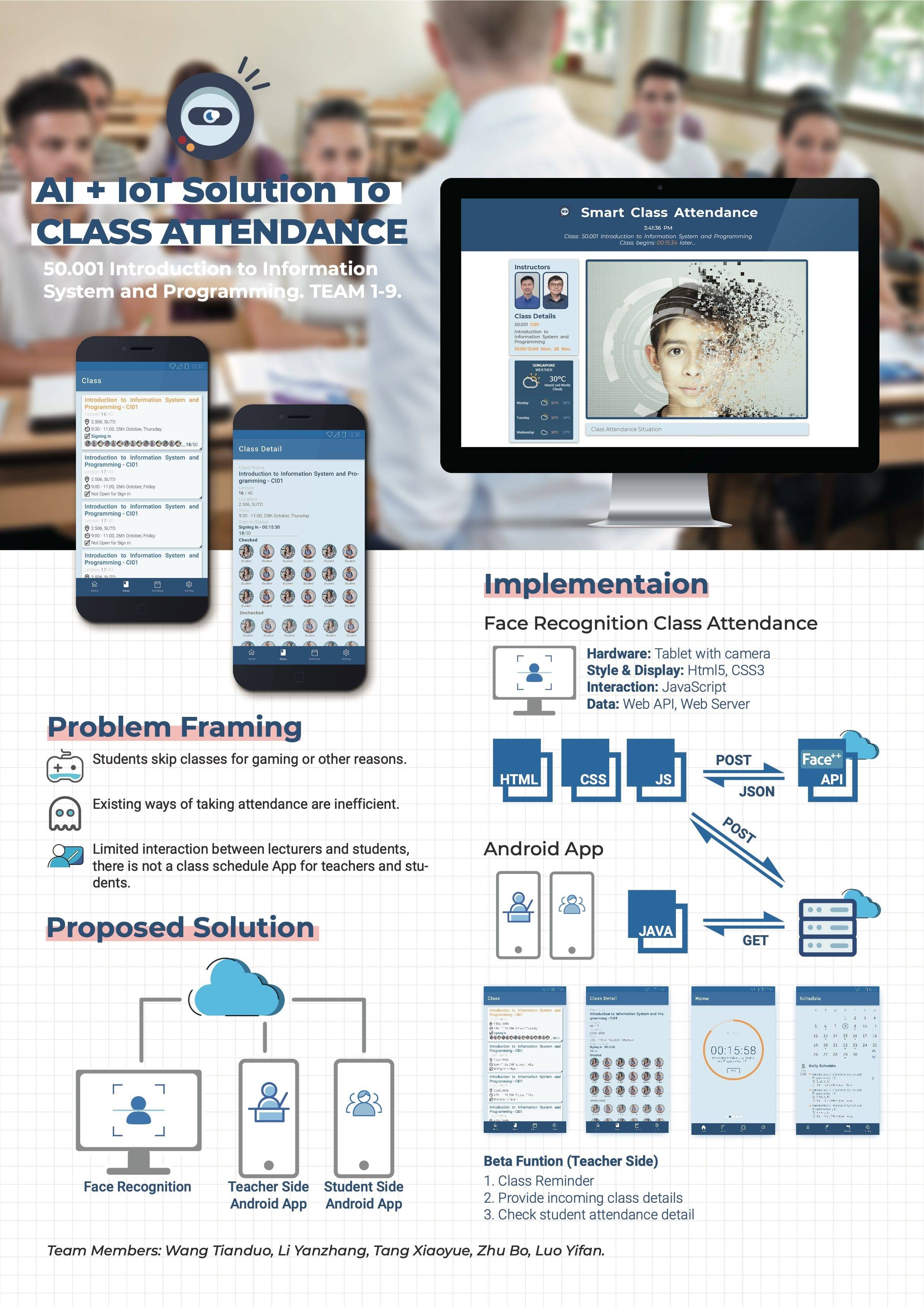 Android App - Class Attendance Assistant